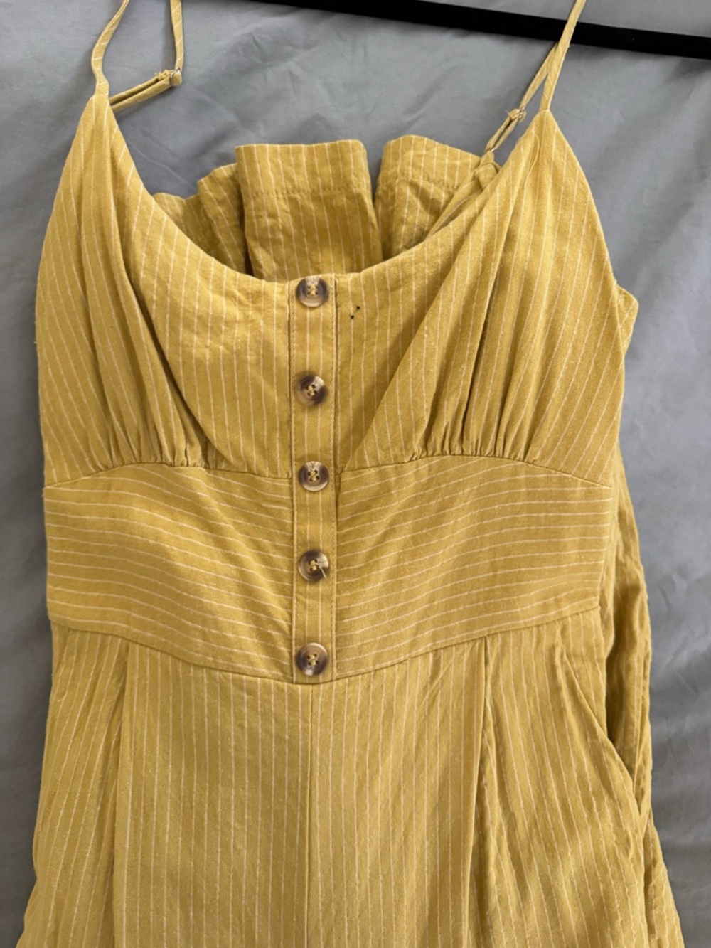 Lulu's Mustard Jumpsuit